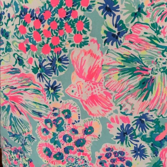 Lilly Pulitzer UPF 50+ Justina Tunic in Gypsea Serene Blue Size XL - Picture 5 of 10